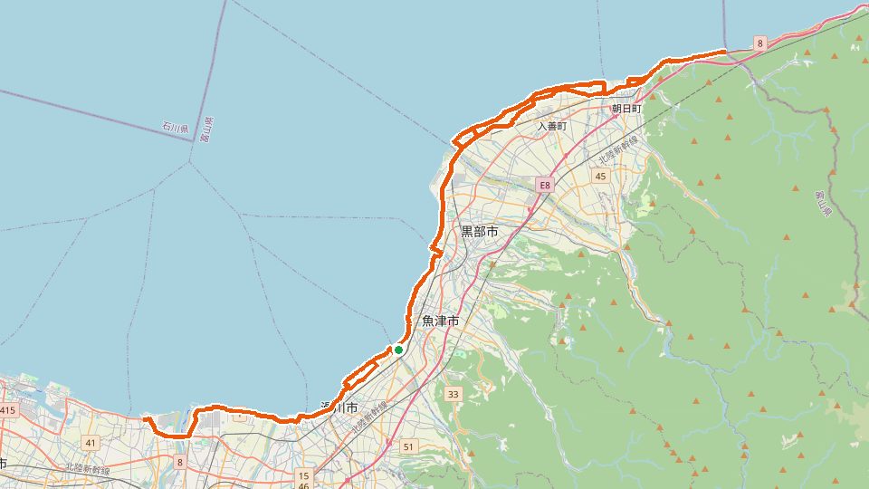 富山湾岸サイクリングコース