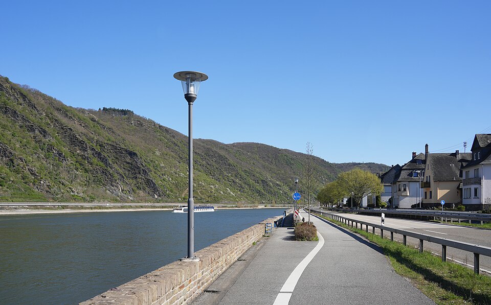 Rajnska biciklistička ruta u Boppardu